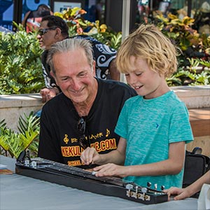 Even the youngsters get involved