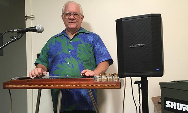 Steve Cheney with his Bose S1 Pro