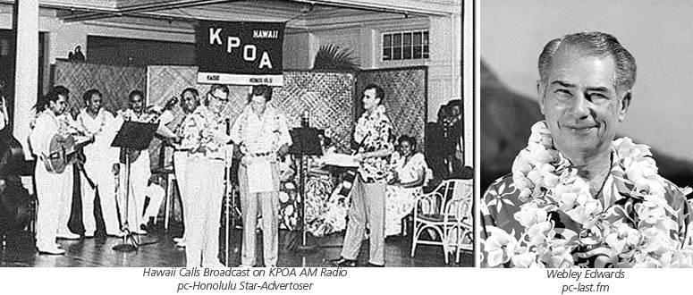 Hawaii Calls Broadcast, Webley Edwards