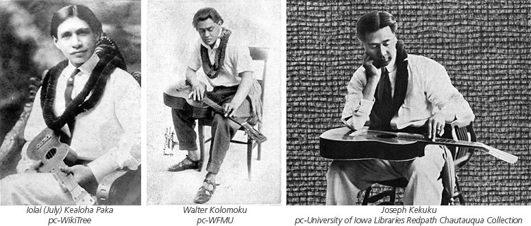July Paka, Walter Kolumoku, Joseph Kekuku