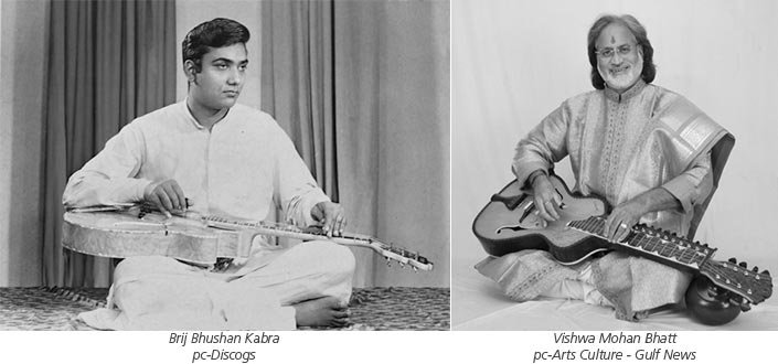 >Brij Bhushan Kabra and Vishwa Mohan Bhatt