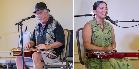 Ken Emerson and Mālie Lyman