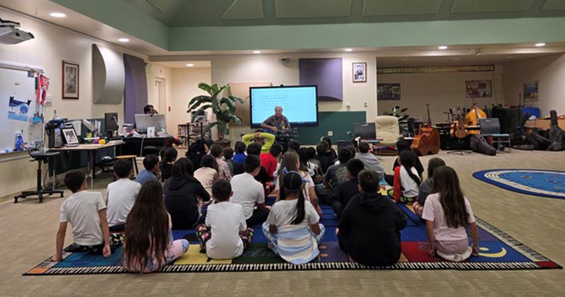 Kamehameha School class assembly