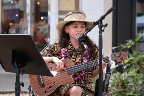 Schuyler Woodward at Keiki Kine