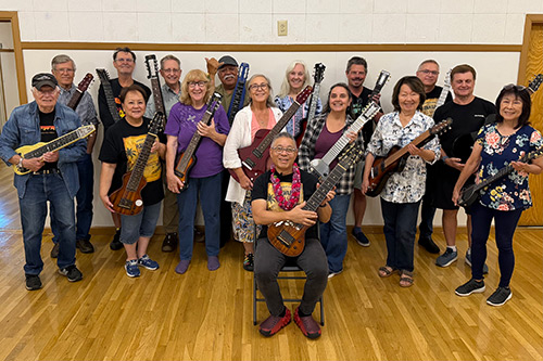 Students of the 2026 NorCal Hawaiian Steel Guitar Symposium